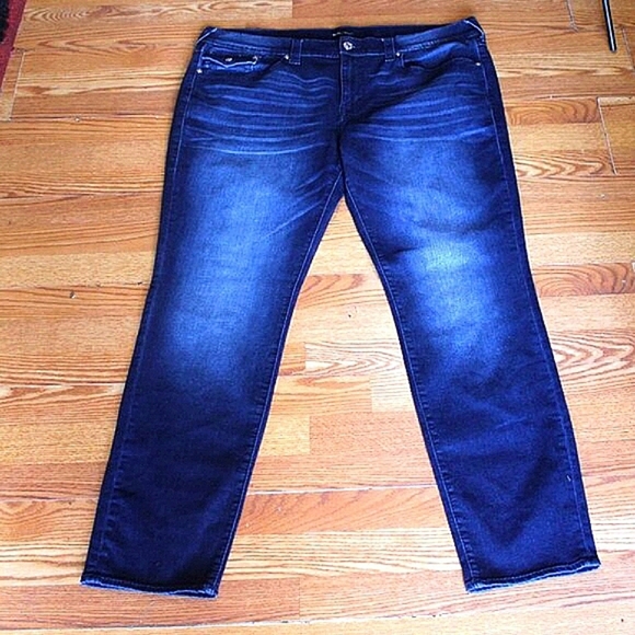 🔥 True Religion Rocco Relaxed Skinny Jeans - Size 42 - Like New! Worn Once - Picture 1 of 9